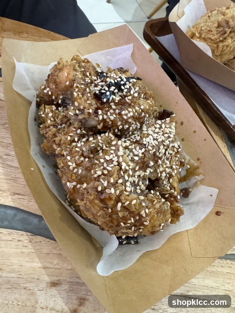 Fried Chicken with Sesame Seeds