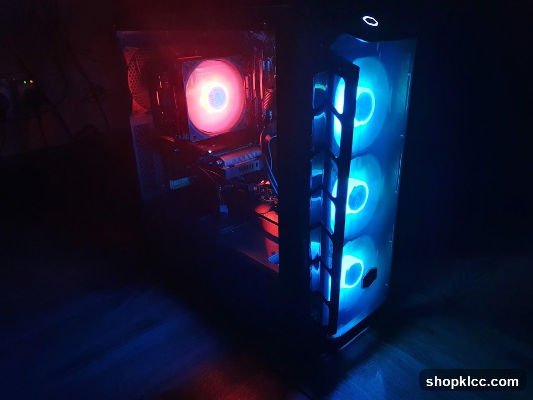 Computer Case with RGB Lighting