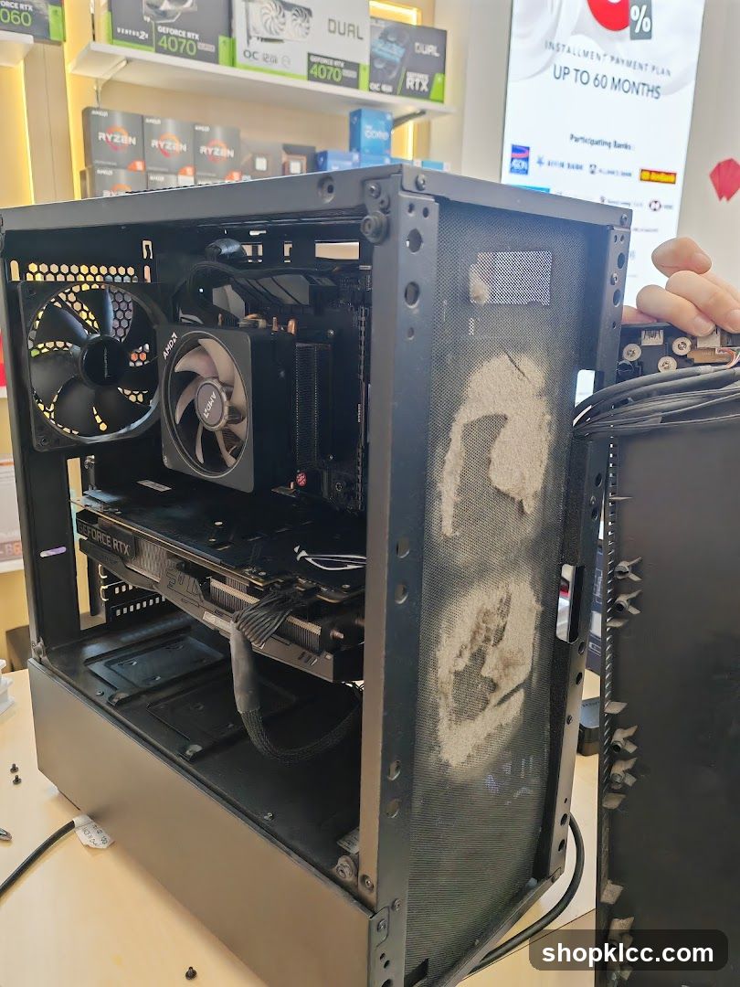 Dusty Computer Case