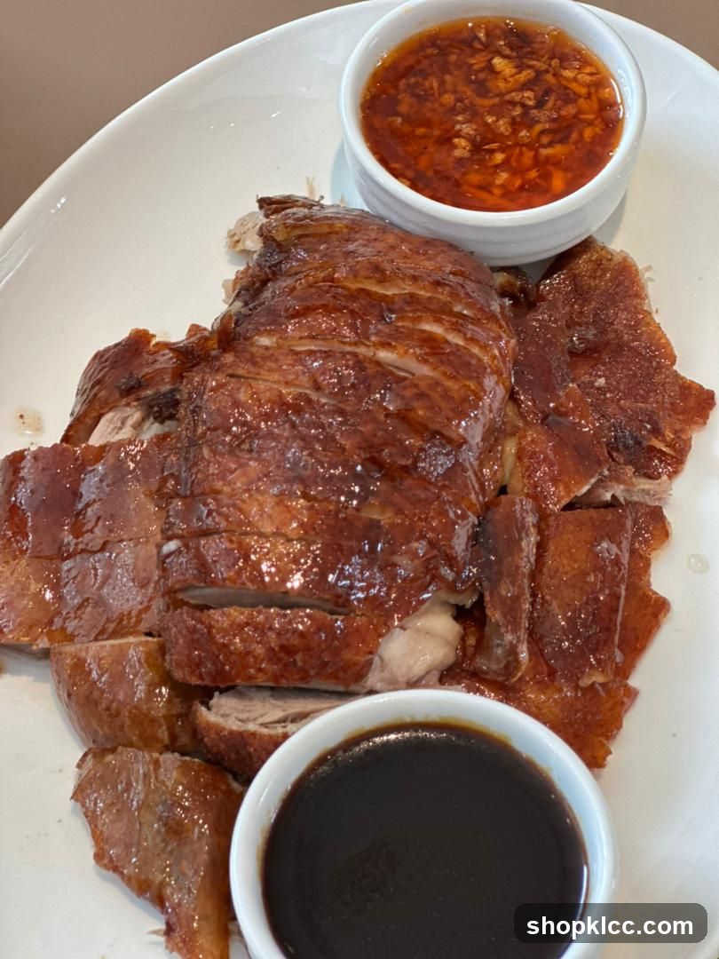 Roast Duck with Sauces