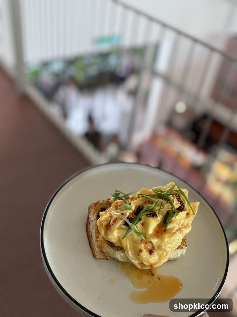 Scrambled Eggs on Toast