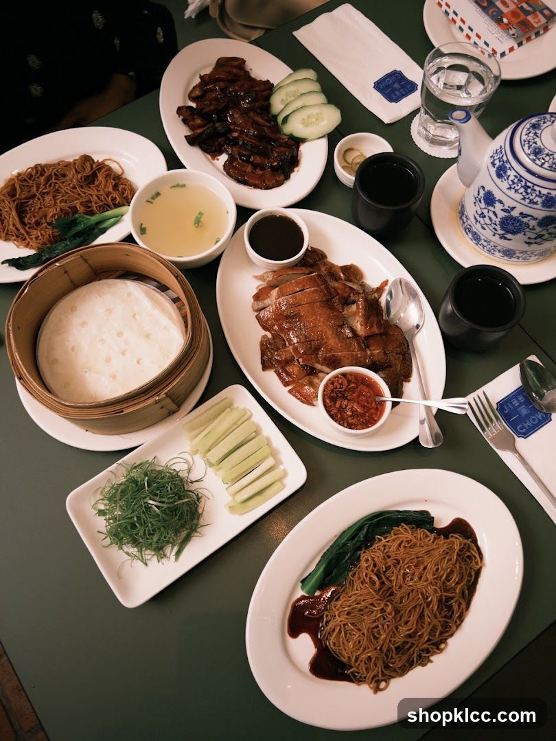 Chinese Food Spread