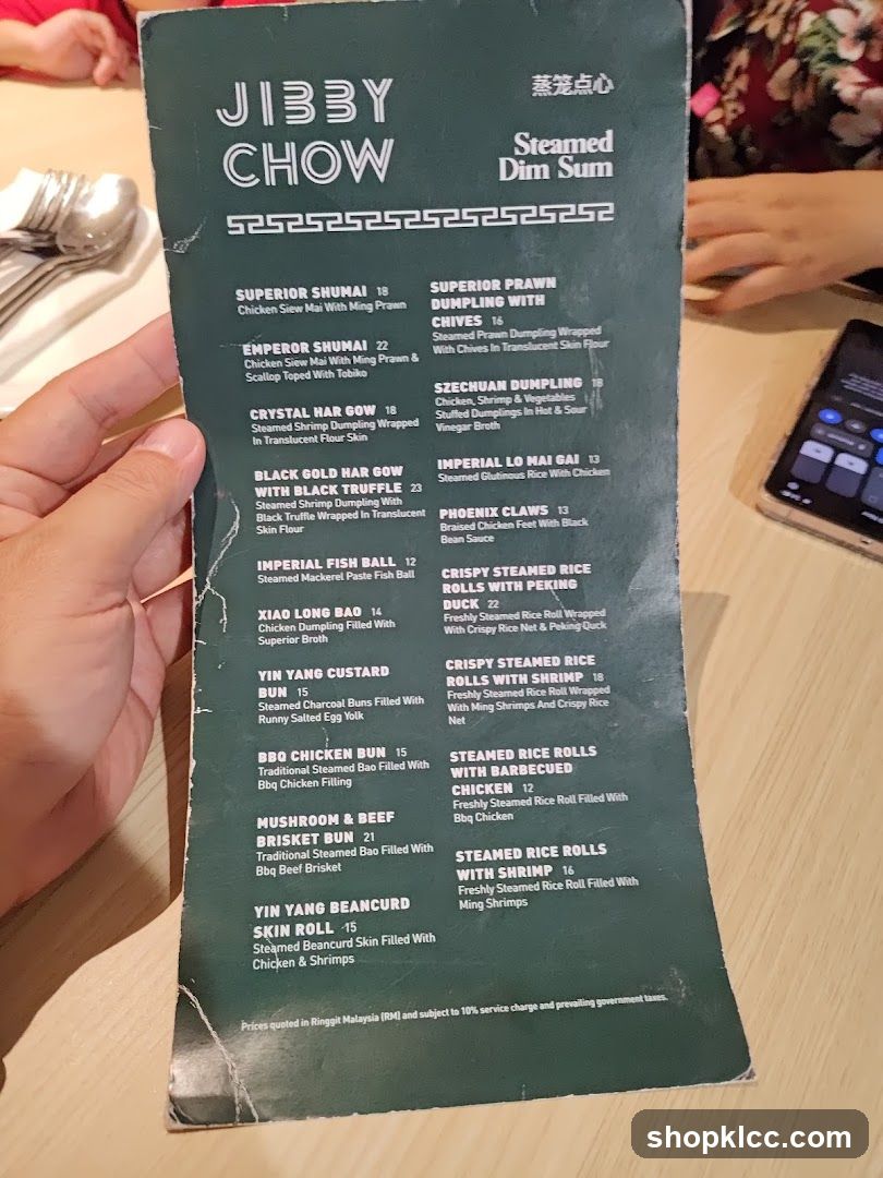 JIBBY CHOW Steamed Dim Sum