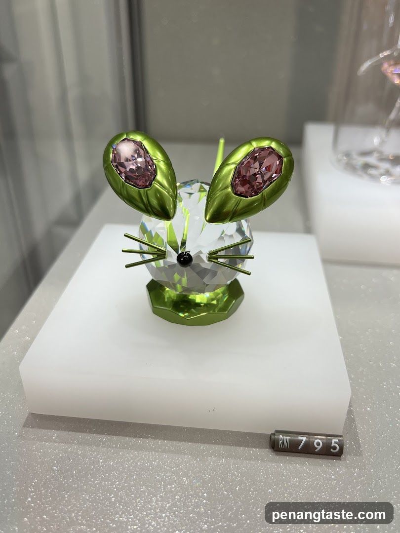 Crystal Mouse Figurine
