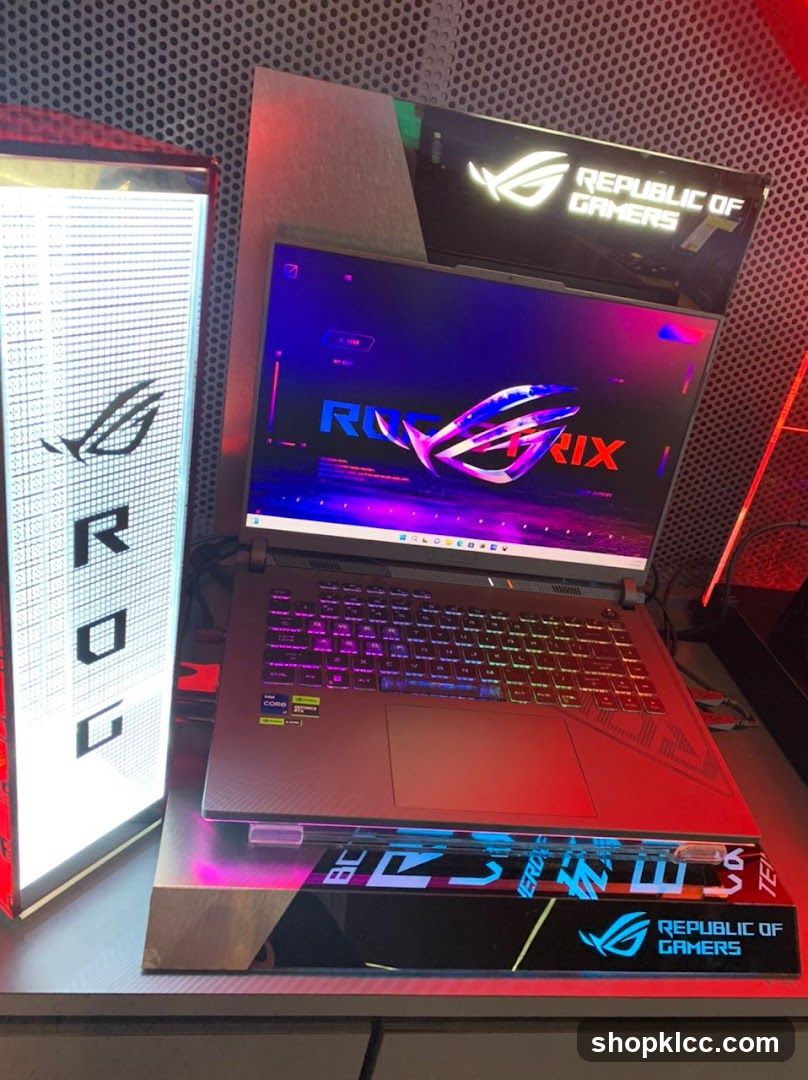 Republic of Gamers Laptop Display