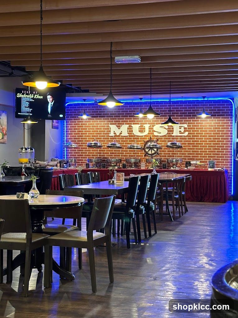 Restaurant Interior with Buffet