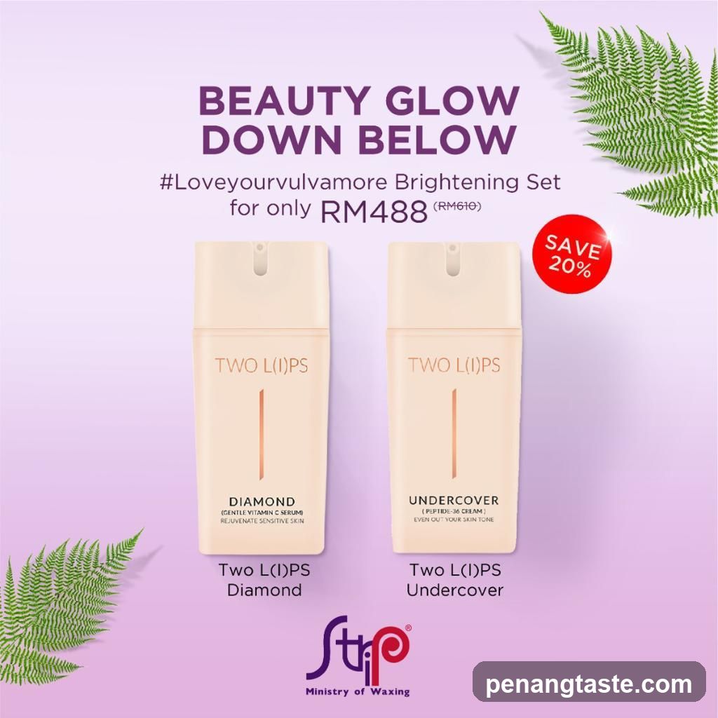 Beauty Glow Down Below Brightening Set