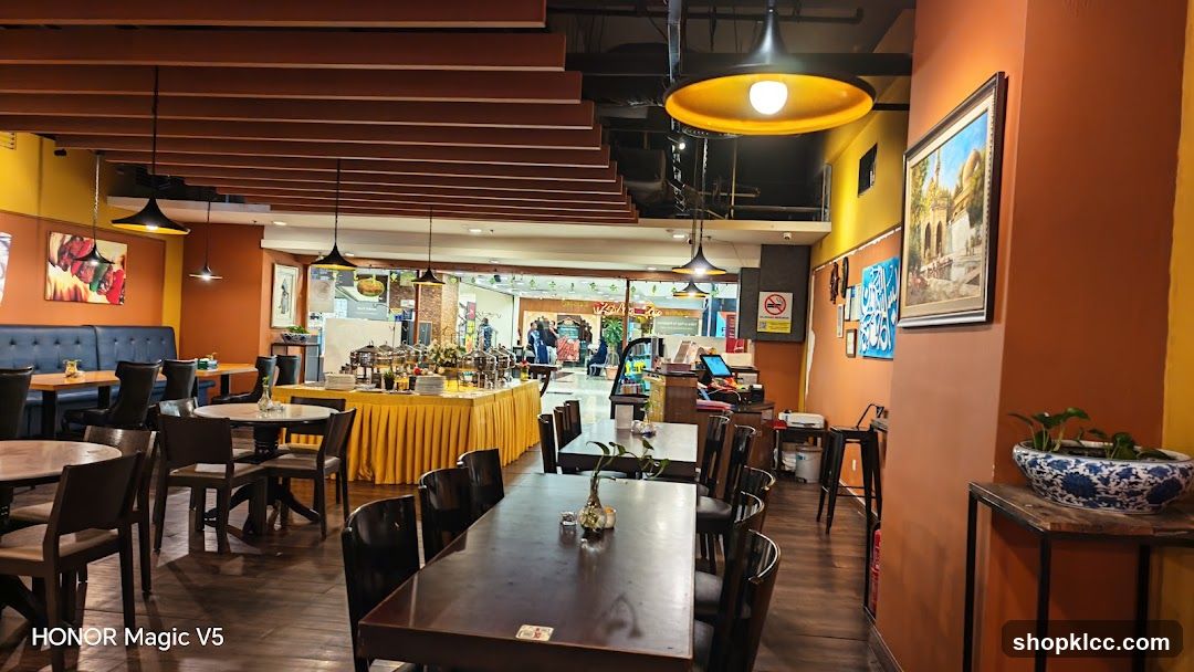 Restaurant Interior with Buffet