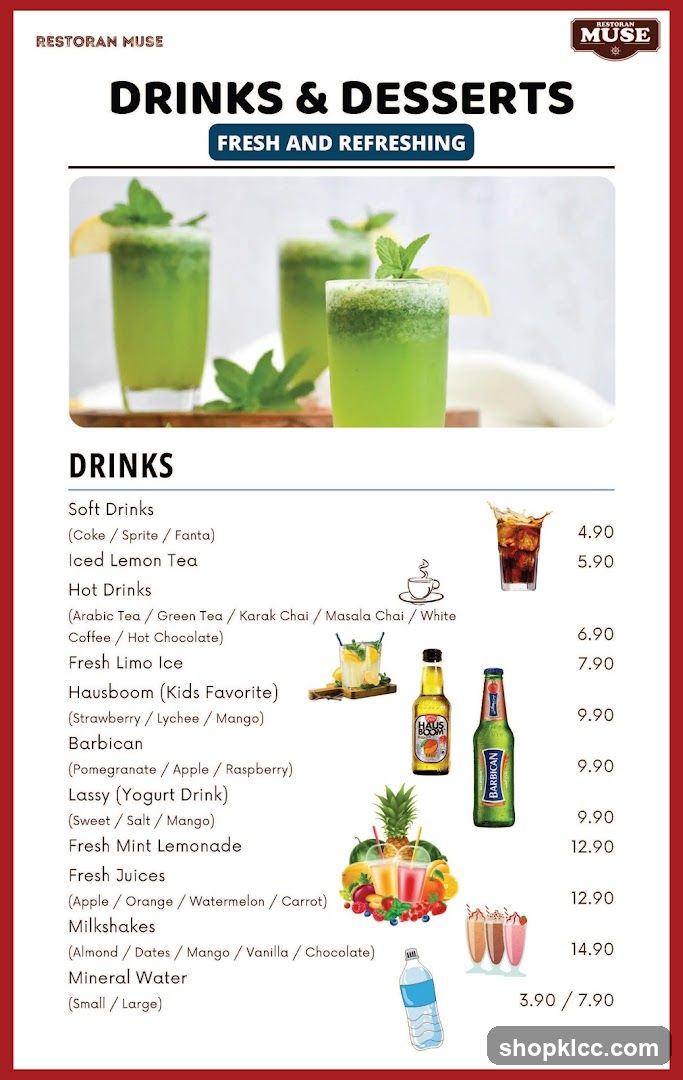 DRINKS & DESSERTS
