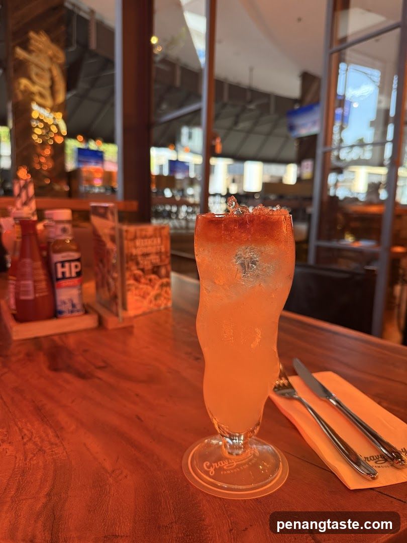 Drink on a table