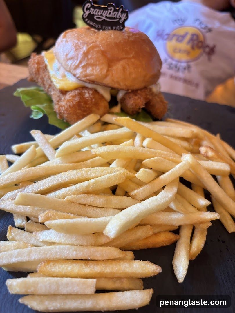 Burger and Fries