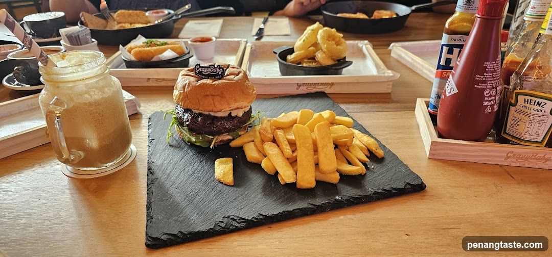 Burger and Fries