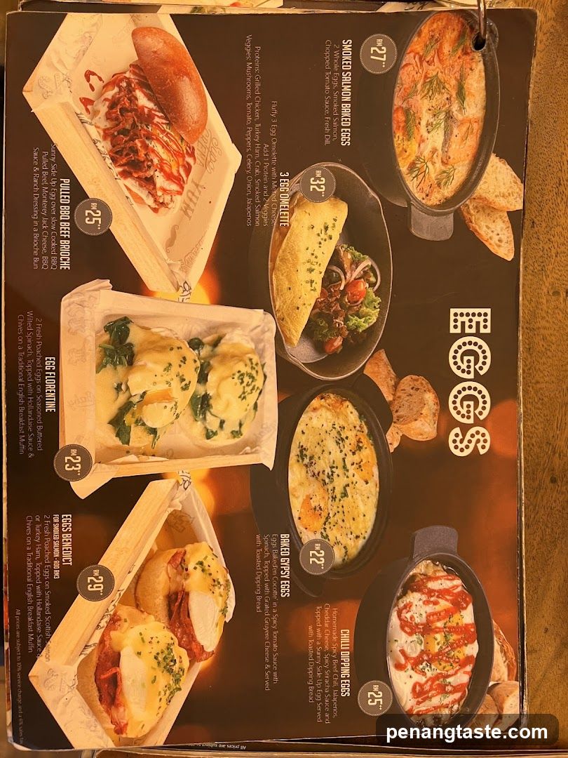 Eggs Menu