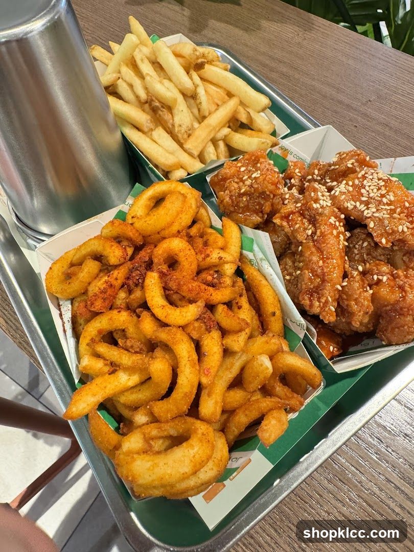 Fried Chicken and Fries