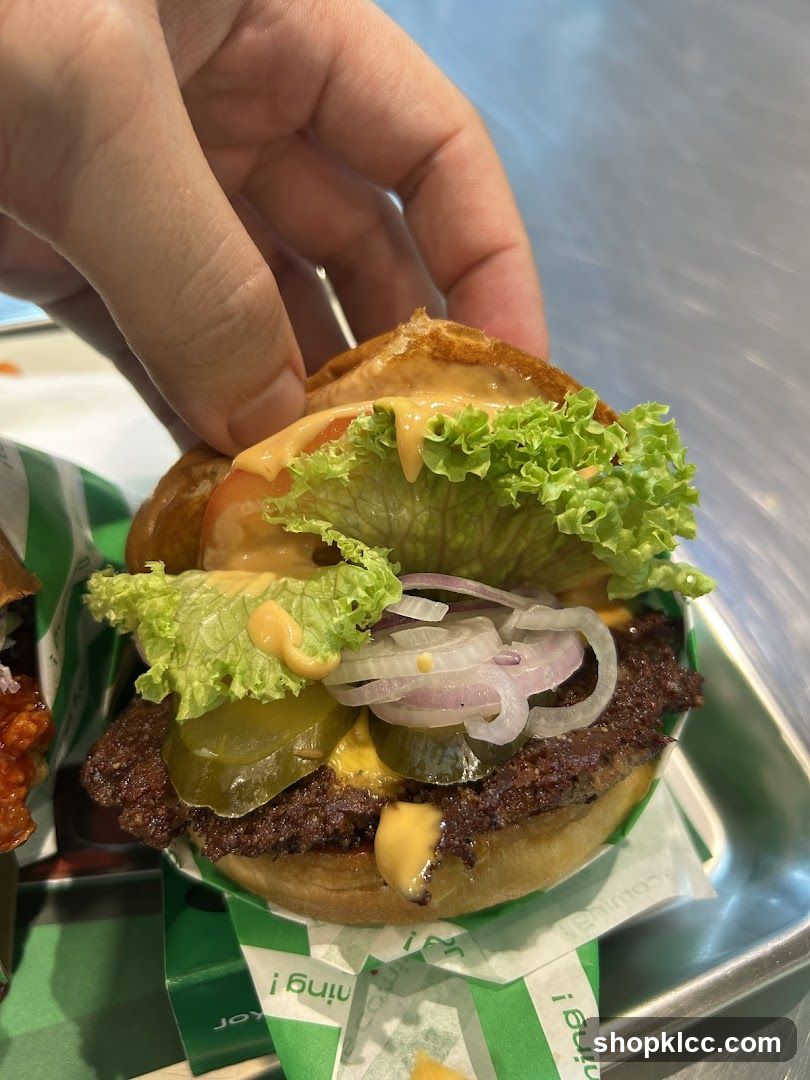 Close-up of a cheeseburger