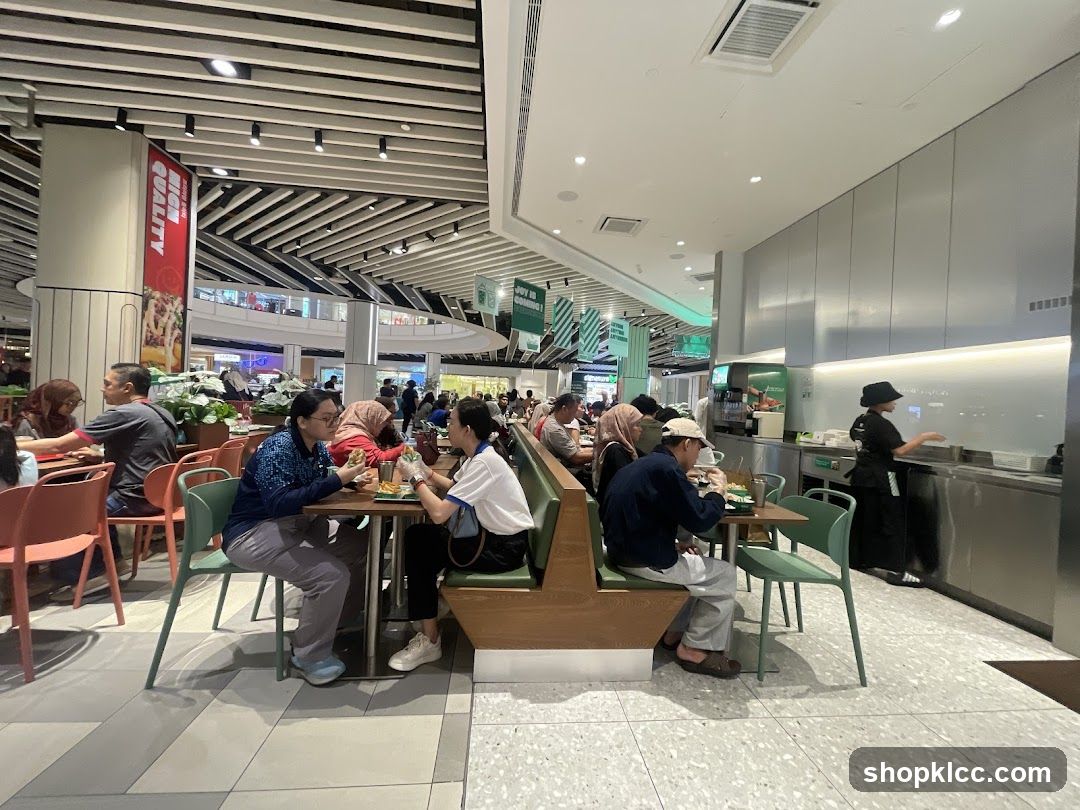 Diners at a Food Court