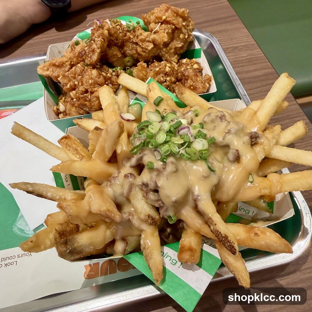 Fried Chicken and Cheese Fries