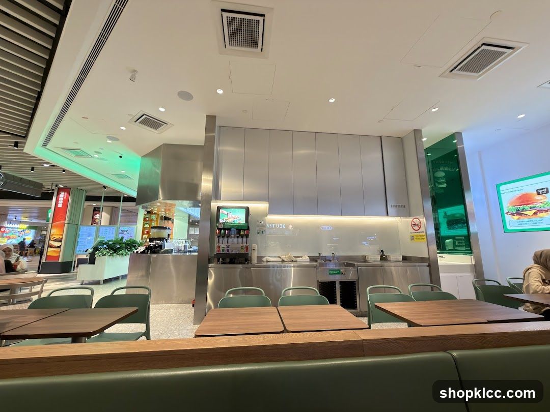 Burger Restaurant Interior