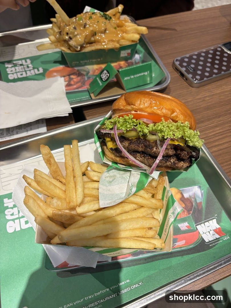 Burger and Fries