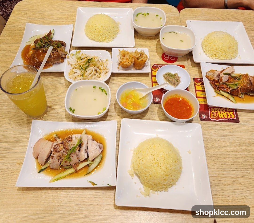 Hainanese Chicken Rice Meal