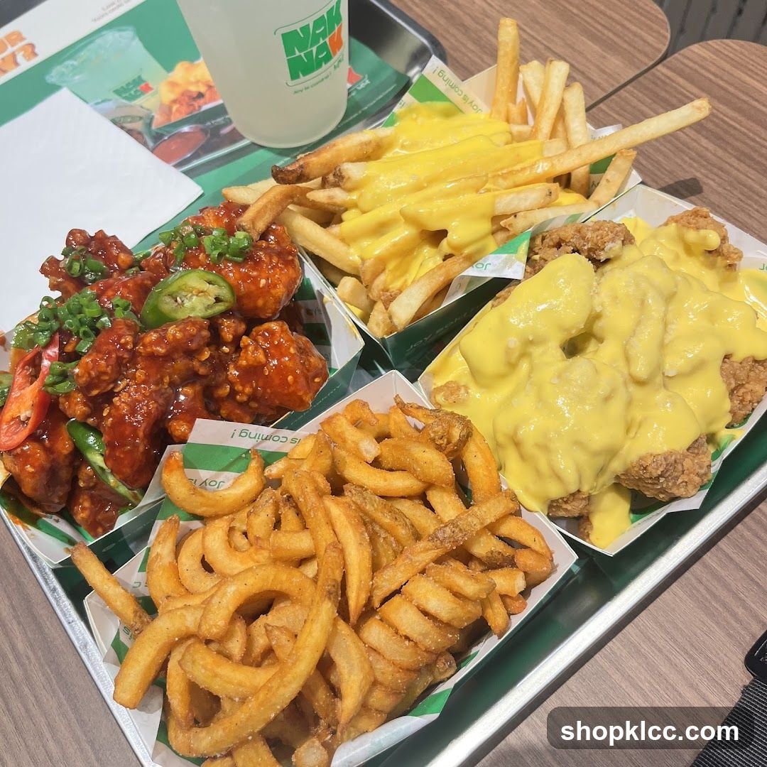 Fried Chicken and Fries
