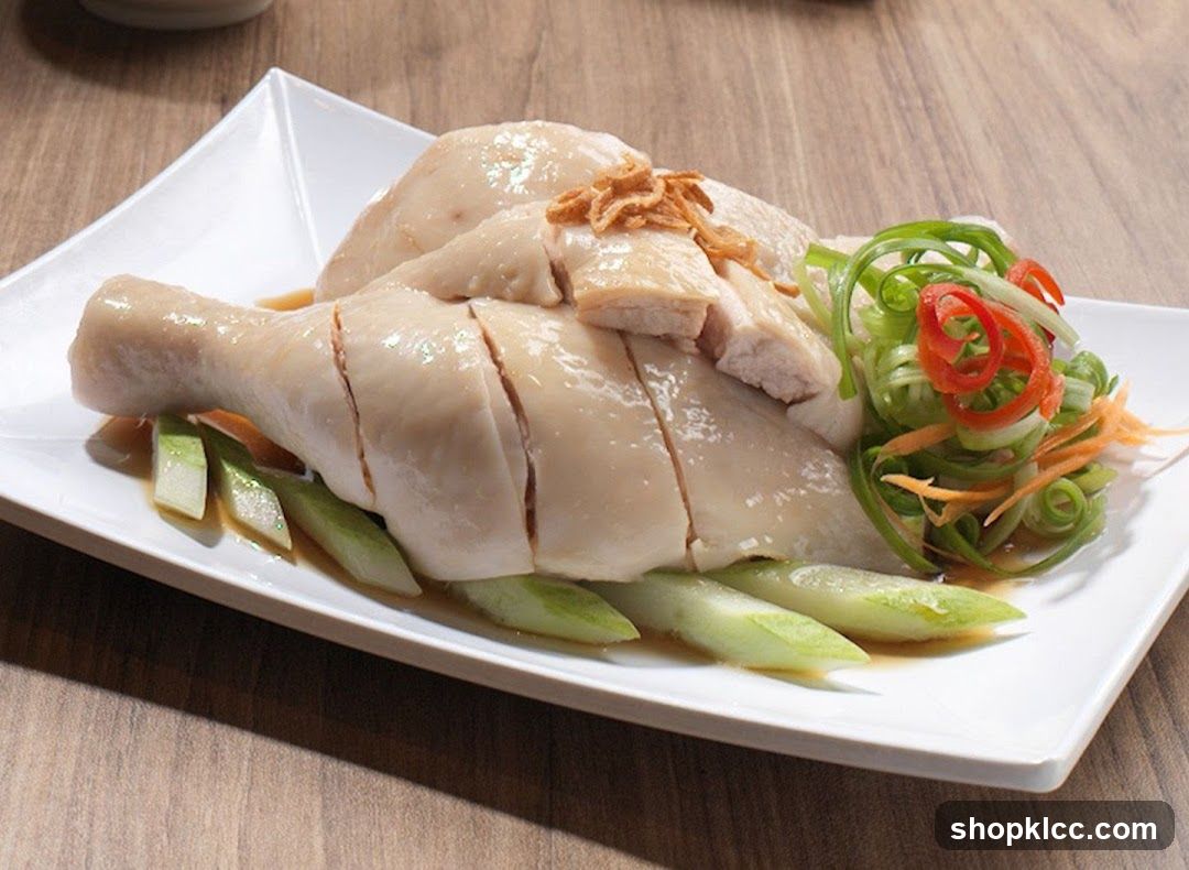 Poached Chicken with Vegetables