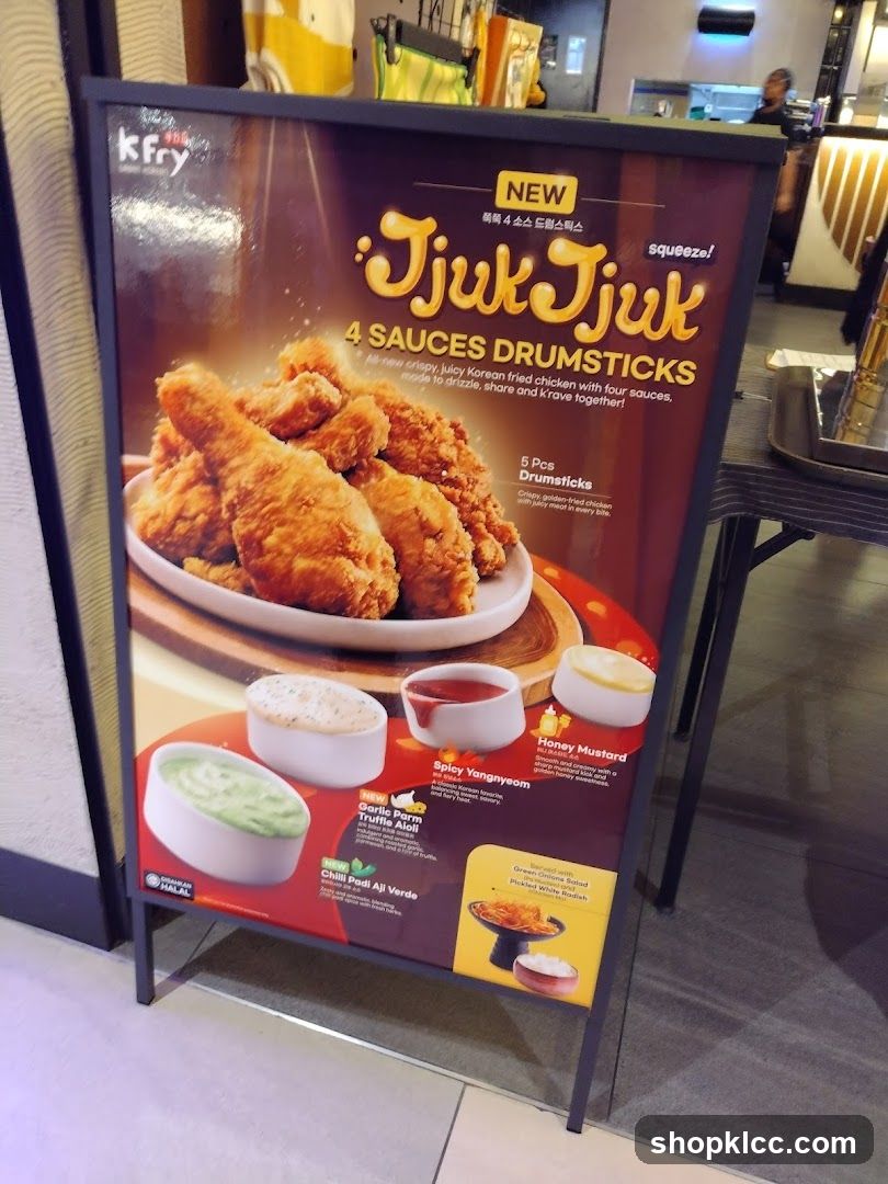Kfry 4 Sauces Drumsticks Advertisement