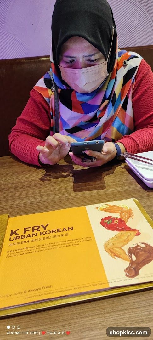 K Fry Urban Korean Menu