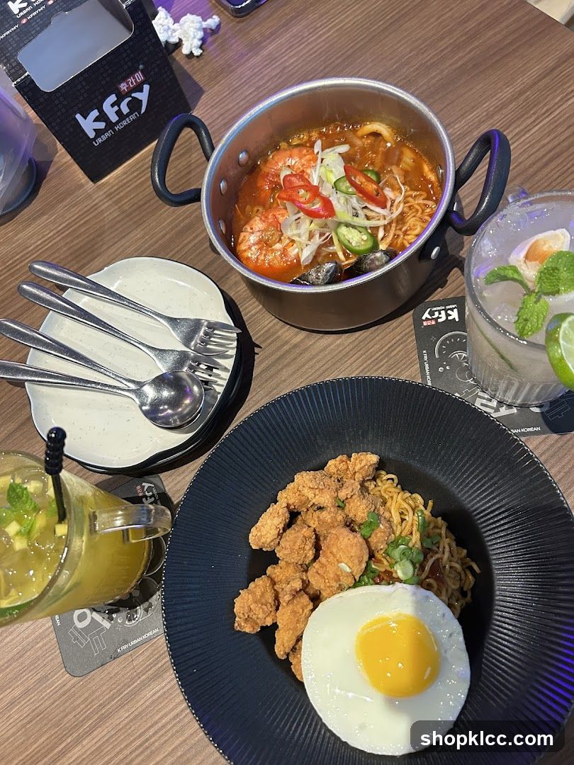 Korean Food Spread