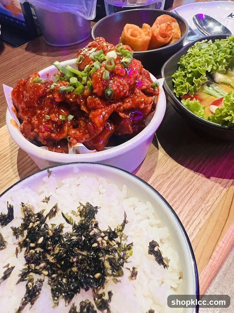 Korean Fried Chicken Meal
