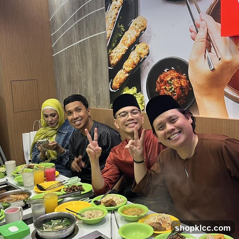 Group enjoying a meal