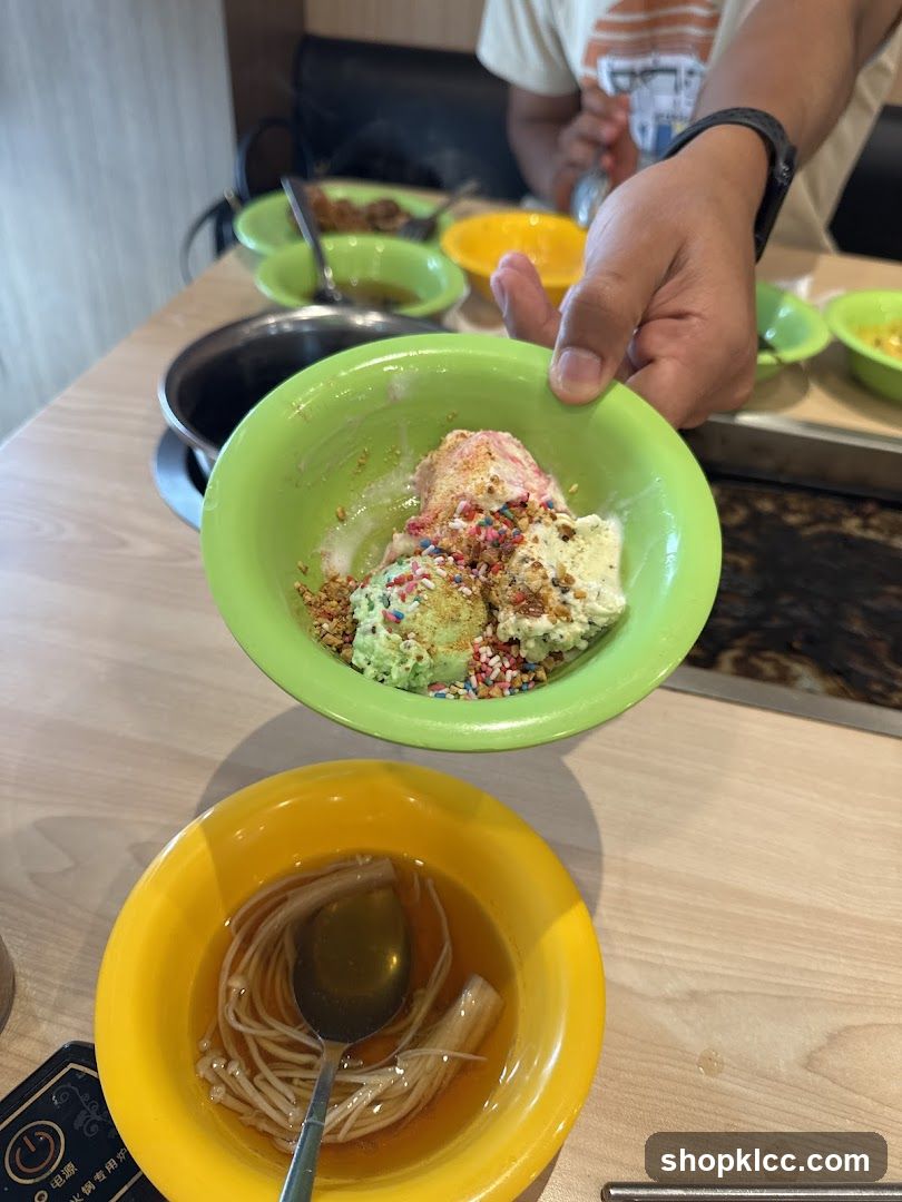Ice Cream and Soup