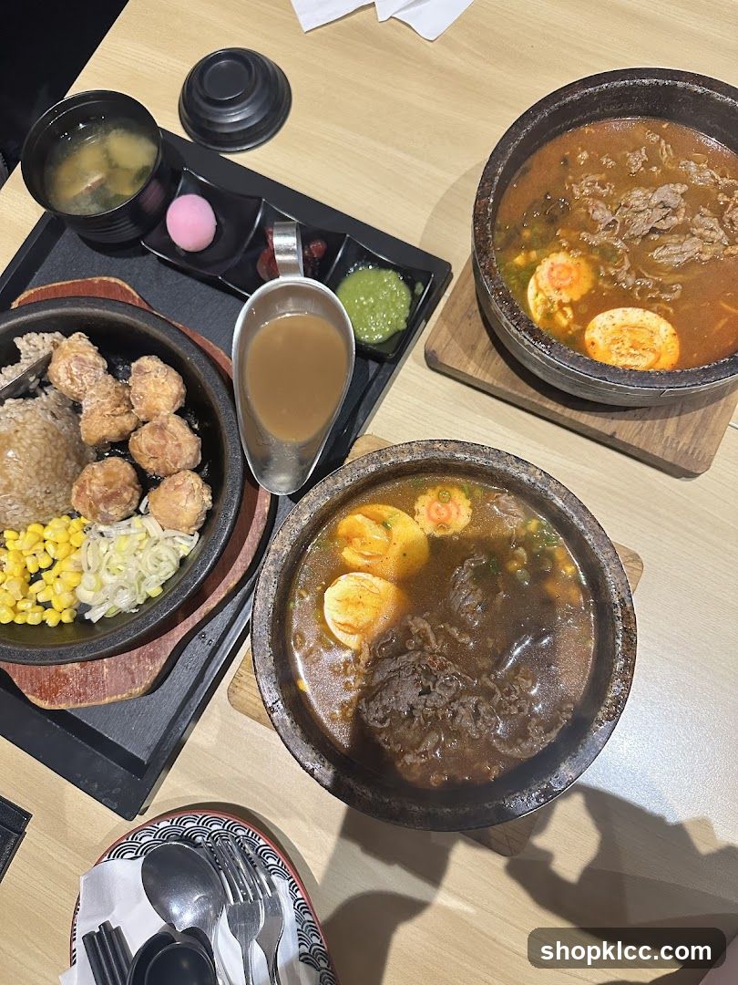 Hot Pot and Rice Dish