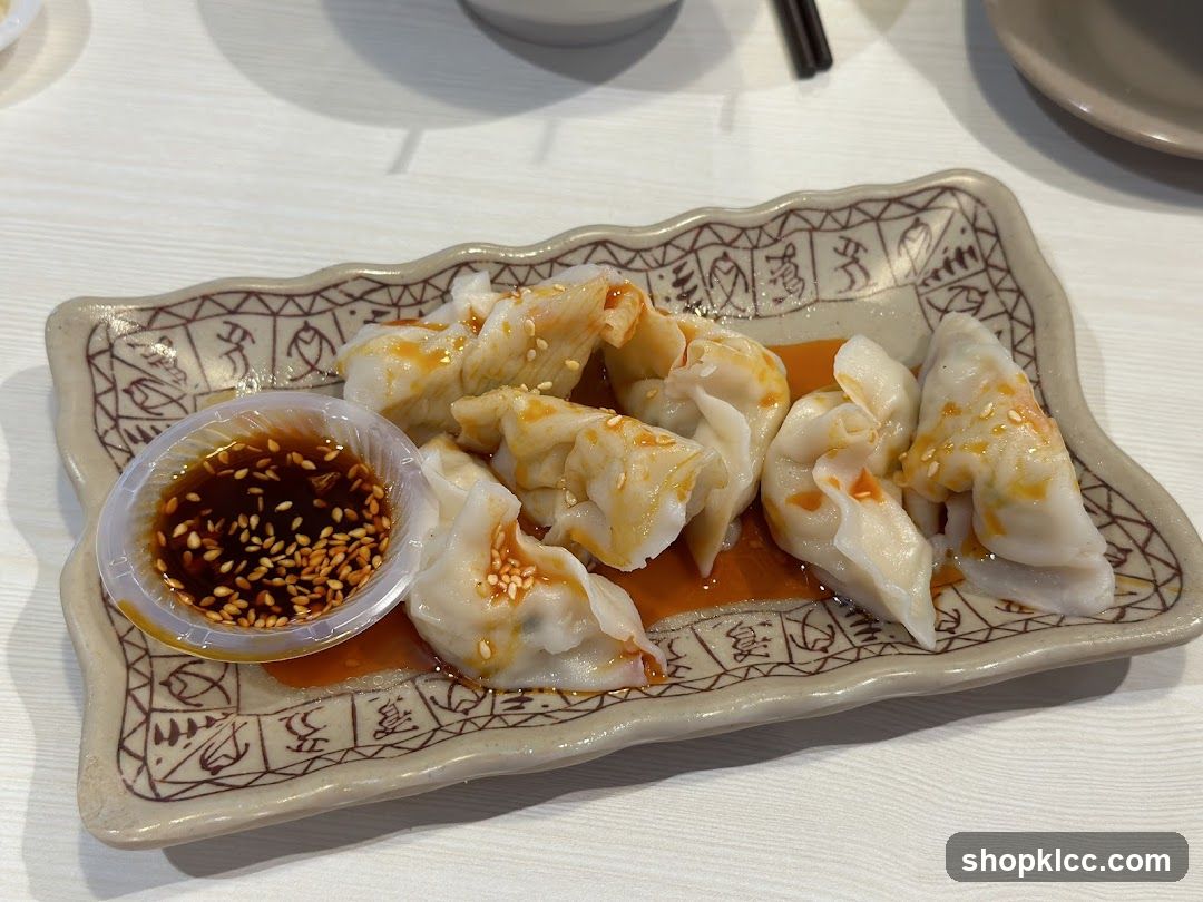 Dumplings with Dipping Sauce