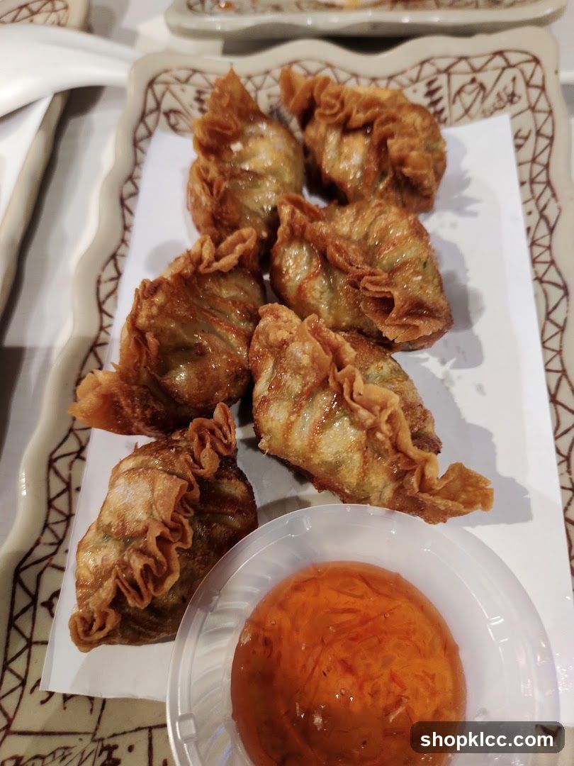 Fried Dumplings with Dipping Sauce