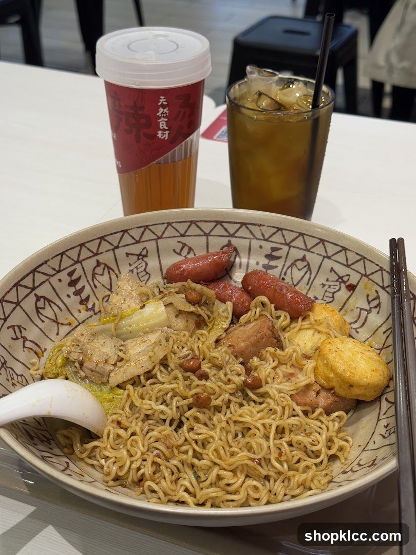 Noodles with Sausages and Cabbage