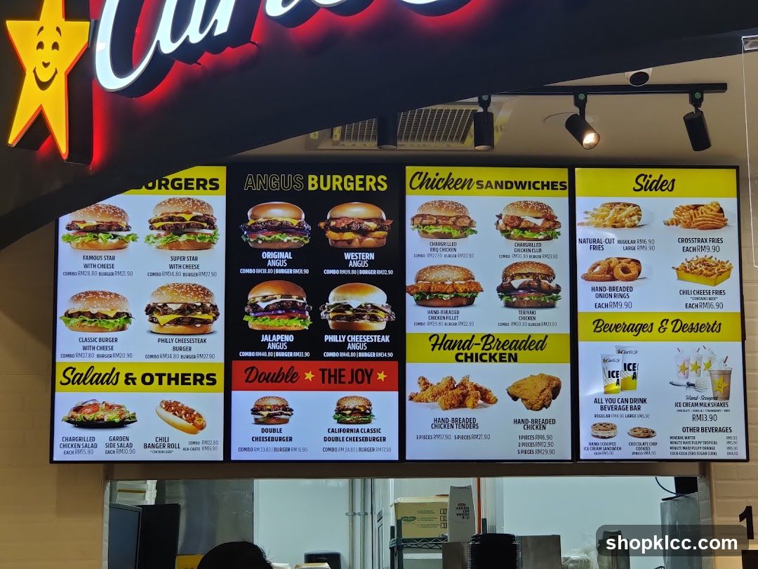 Carl's Jr. Menu