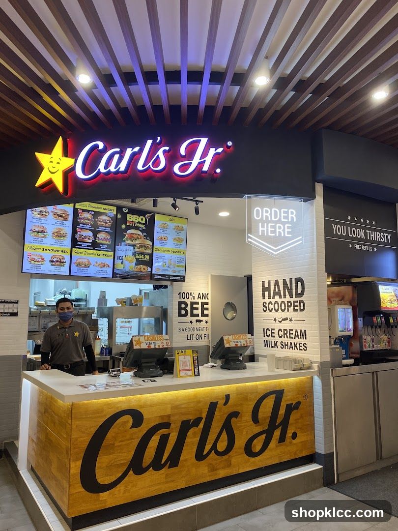 Carl's Jr. Counter