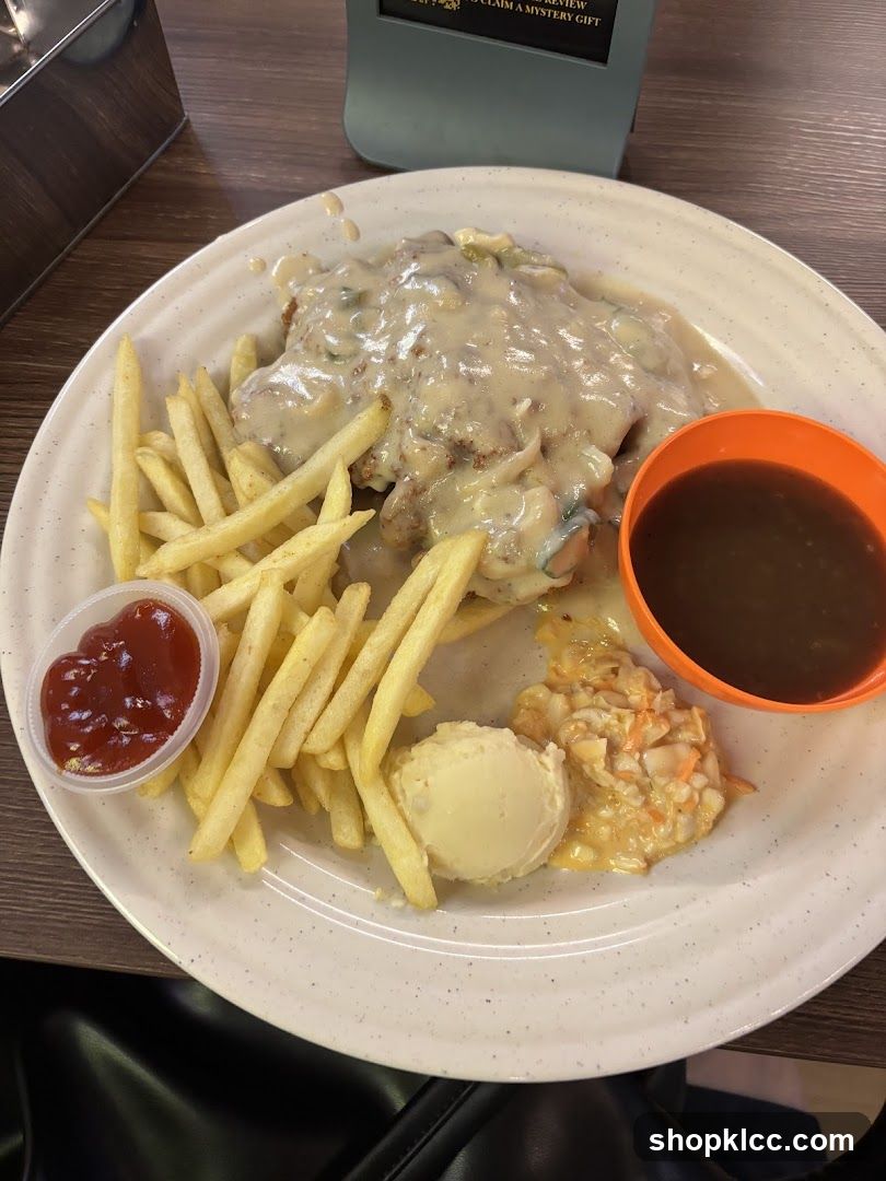 Chicken Dish with Fries