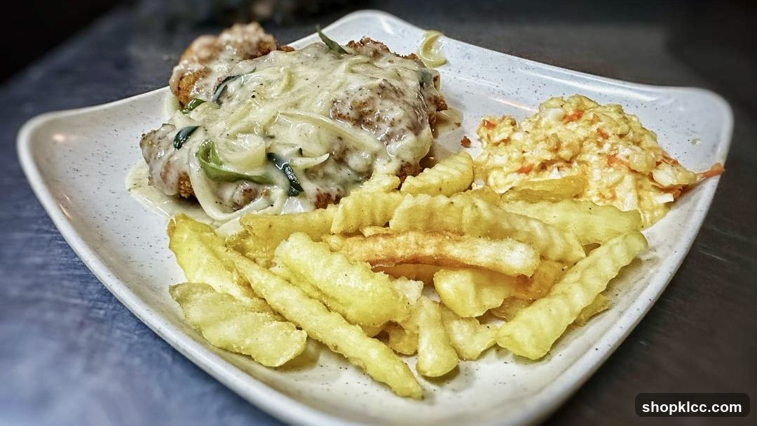 Chicken with Fries and Coleslaw