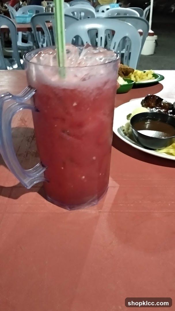 Iced Drink and Food
