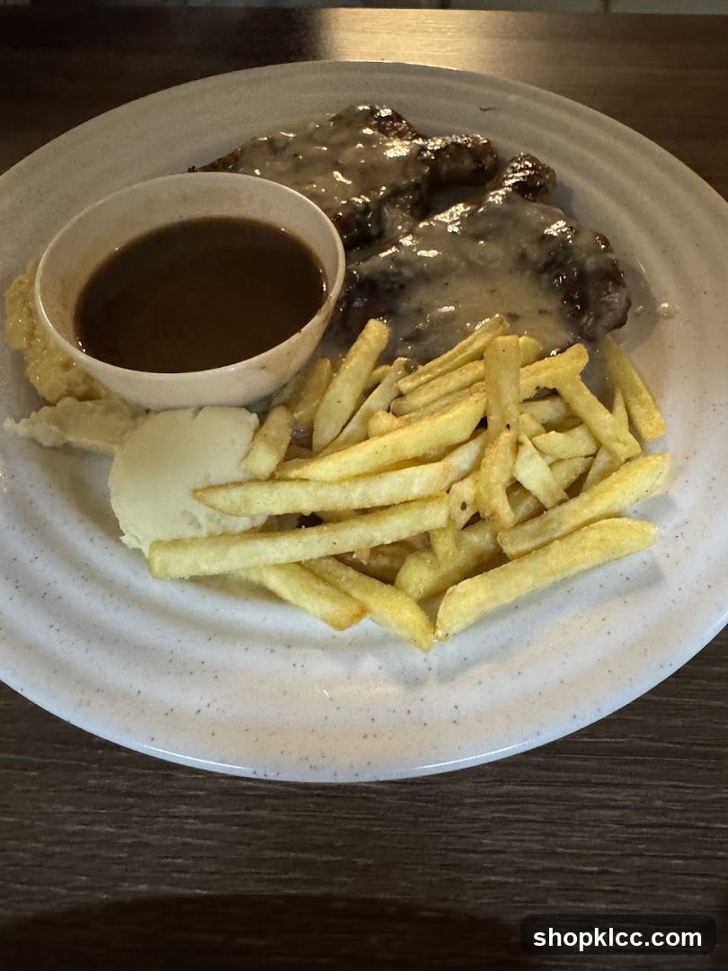 Steak with Fries and Gravy