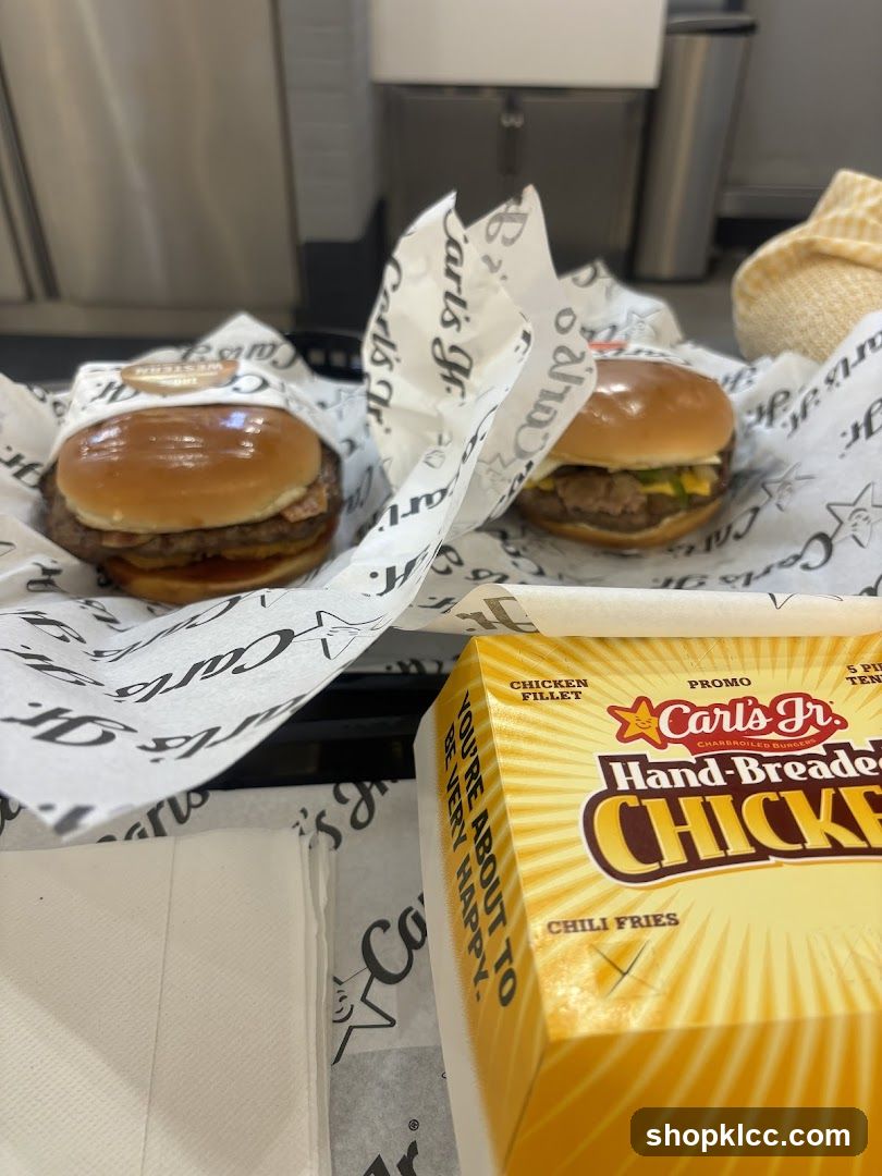 Carl's Jr. Burgers and Chicken Sandwich