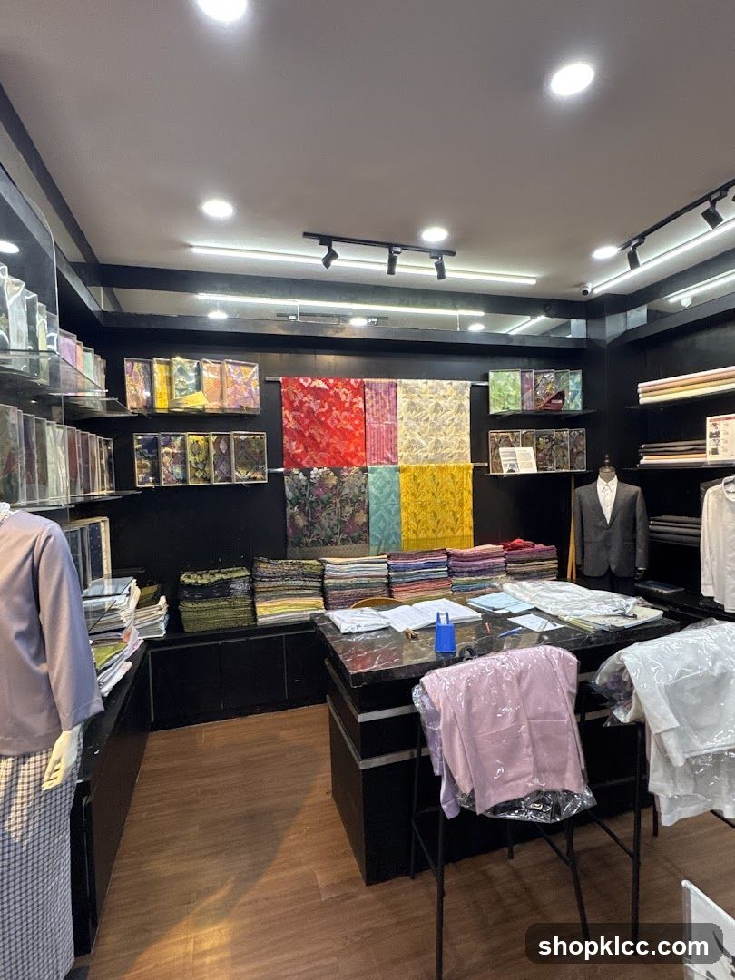 Fabric Store Interior