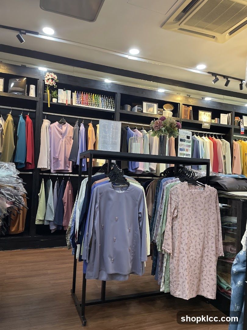 Clothing store interior
