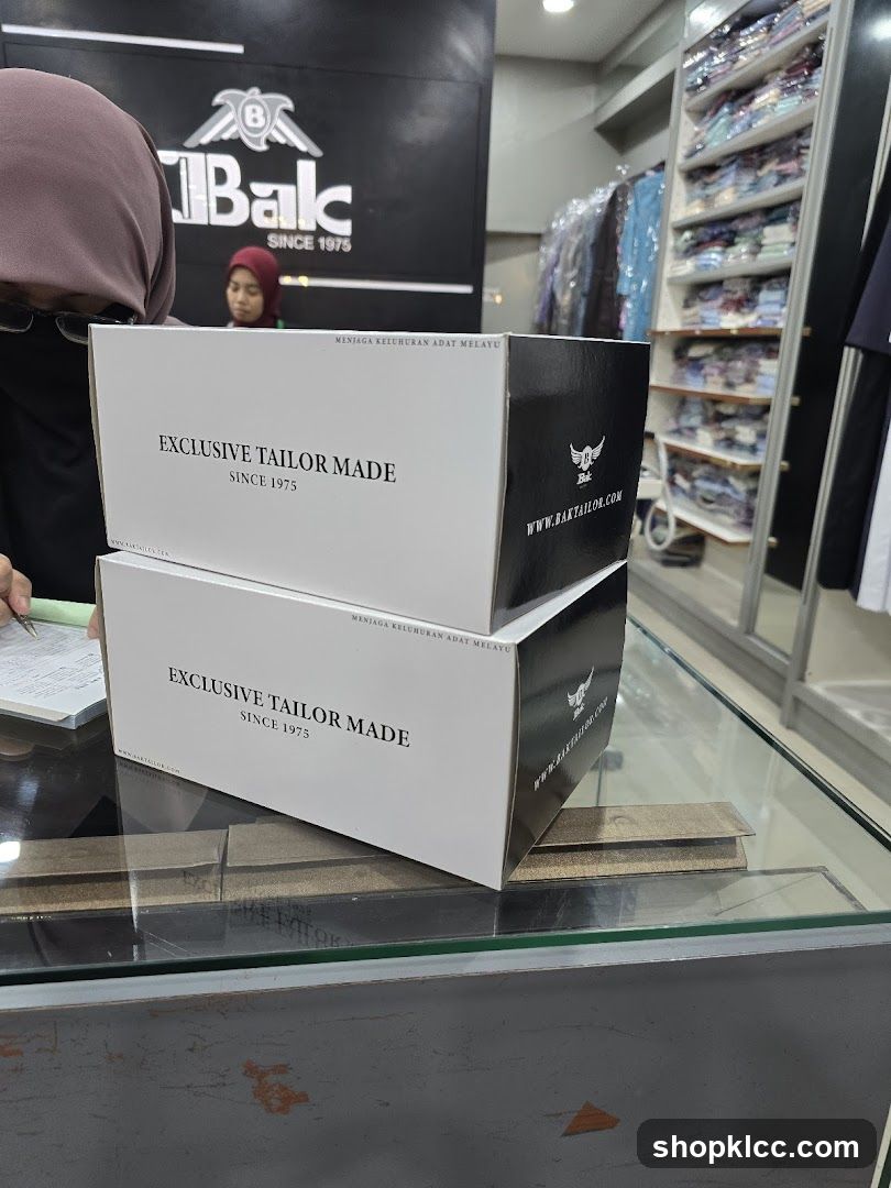 Tailor Shop Boxes