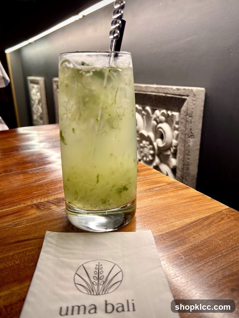 Cocktail with Napkin