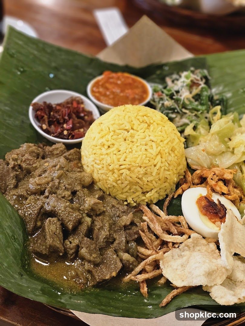 Nasi Kuning Platter