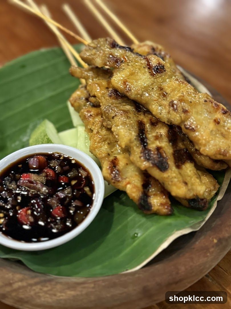 Chicken Satay with Dipping Sauce