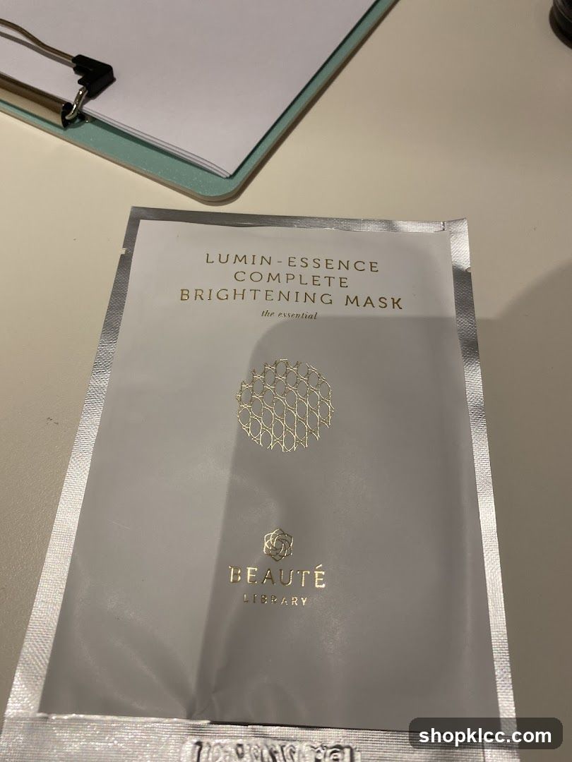 Brightening Face Mask Packaging